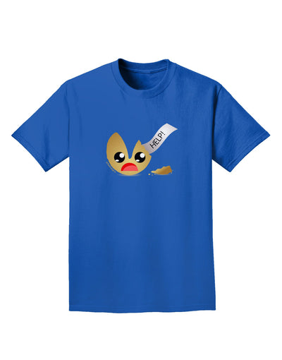Dismembered Fortune Cookie Adult Dark T-Shirt-Mens T-Shirt-TooLoud-Royal-Blue-Small-Davson Sales