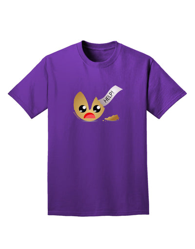 Dismembered Fortune Cookie Adult Dark T-Shirt-Mens T-Shirt-TooLoud-Purple-Small-Davson Sales