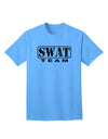 Distressed Adult T-Shirt featuring the Iconic SWAT Team Logo-Mens T-shirts-TooLoud-Aquatic-Blue-Small-Davson Sales