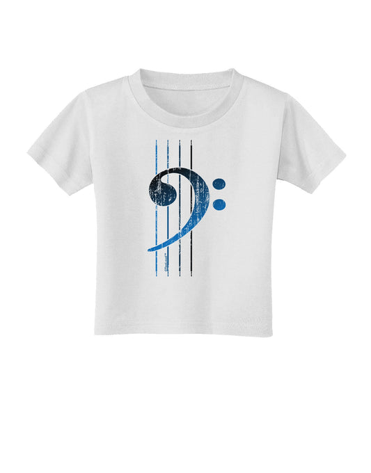 Distressed Bass Strings Toddler T-Shirt-Toddler T-Shirt-TooLoud-White-2T-Davson Sales