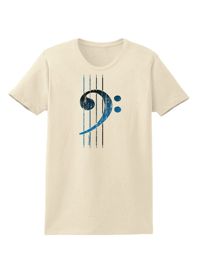 Distressed Bass Strings Womens T-Shirt-Womens T-Shirt-TooLoud-Natural-X-Small-Davson Sales