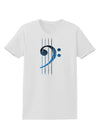 Distressed Bass Strings Womens T-Shirt-Womens T-Shirt-TooLoud-White-X-Small-Davson Sales