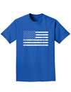 Distressed Black and White American Flag Adult Dark T-Shirt-Mens T-Shirt-TooLoud-Royal-Blue-Small-Davson Sales