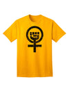 Distressed Feminism Symbol Adult T-Shirt-Mens T-Shirt-TooLoud-Gold-Small-Davson Sales