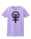 Distressed Feminism Symbol Womens T-Shirt-Womens T-Shirt-TooLoud-Lavender-X-Small-Davson Sales