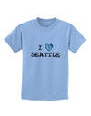 Distressed I Heart Seattle - Heart Flag Childrens T-Shirt by TooLoud-Childrens T-Shirt-TooLoud-Light-Blue-X-Small-Davson Sales