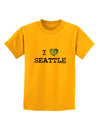 Distressed I Heart Seattle - Heart Flag Childrens T-Shirt by TooLoud-Childrens T-Shirt-TooLoud-Gold-X-Small-Davson Sales