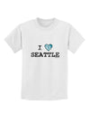 Distressed I Heart Seattle - Heart Flag Childrens T-Shirt by TooLoud-Childrens T-Shirt-TooLoud-White-X-Small-Davson Sales