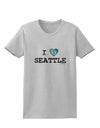 Distressed I Heart Seattle - Heart Flag Womens T-Shirt by TooLoud-Womens T-Shirt-TooLoud-AshGray-X-Small-Davson Sales