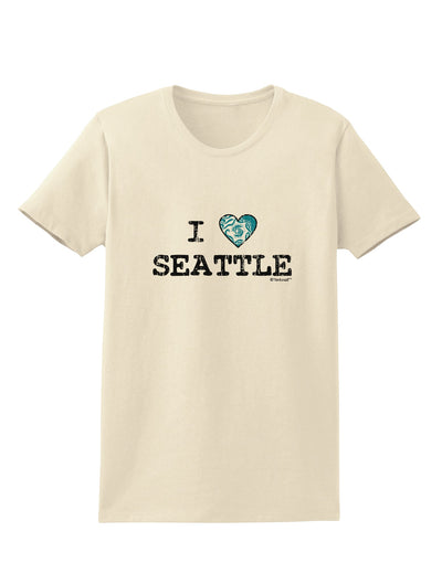 Distressed I Heart Seattle - Heart Flag Womens T-Shirt by TooLoud-Womens T-Shirt-TooLoud-Natural-X-Small-Davson Sales