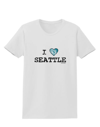 Distressed I Heart Seattle - Heart Flag Womens T-Shirt by TooLoud-Womens T-Shirt-TooLoud-White-X-Small-Davson Sales