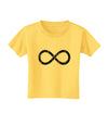 Distressed Infinity Toddler T-Shirt-Toddler T-Shirt-TooLoud-Yellow-2T-Davson Sales