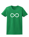 Distressed Infinity Womens Dark T-Shirt-TooLoud-Kelly-Green-X-Small-Davson Sales