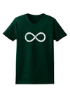 Distressed Infinity Womens Dark T-Shirt-TooLoud-Forest-Green-Small-Davson Sales