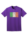 Distressed Irish Flag - Flag of Ireland Adult Dark T-Shirt-Mens T-Shirt-TooLoud-Purple-Small-Davson Sales