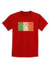 Distressed Irish Flag - Flag of Ireland Childrens Dark T-Shirt-Childrens T-Shirt-TooLoud-Red-X-Small-Davson Sales