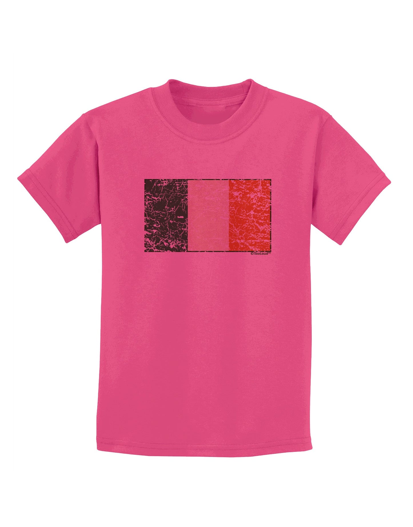 Distressed Irish Flag - Flag of Ireland Childrens T-Shirt-Childrens T-Shirt-TooLoud-Sangria-X-Small-Davson Sales