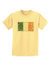 Distressed Irish Flag - Flag of Ireland Childrens T-Shirt-Childrens T-Shirt-TooLoud-Daffodil-Yellow-X-Small-Davson Sales