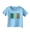 Distressed Irish Flag - Flag of Ireland Infant T-Shirt-Infant T-Shirt-TooLoud-Aquatic-Blue-06-Months-Davson Sales