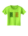 Distressed Irish Flag - Flag of Ireland Toddler T-Shirt-Toddler T-Shirt-TooLoud-Lime-Green-2T-Davson Sales