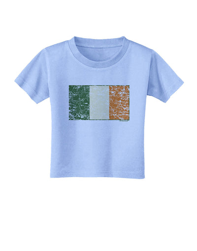 Distressed Irish Flag - Flag of Ireland Toddler T-Shirt-Toddler T-Shirt-TooLoud-Aquatic-Blue-2T-Davson Sales