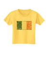 Distressed Irish Flag - Flag of Ireland Toddler T-Shirt-Toddler T-Shirt-TooLoud-Yellow-2T-Davson Sales