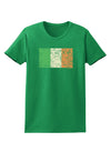 Distressed Irish Flag - Flag of Ireland Womens Dark T-Shirt-TooLoud-Kelly-Green-X-Small-Davson Sales