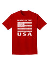 Distressed Made in the USA American Flag Adult Dark T-Shirt-Mens T-Shirt-TooLoud-Red-Small-Davson Sales