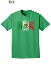 Distressed Mexican Flag Adult Dark T-Shirt-Mens T-Shirt-TooLoud-Kelly-Green-Small-Davson Sales