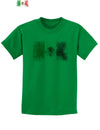 Distressed Mexican Flag Childrens T-Shirt-Childrens T-Shirt-TooLoud-Kelly-Green-X-Small-Davson Sales