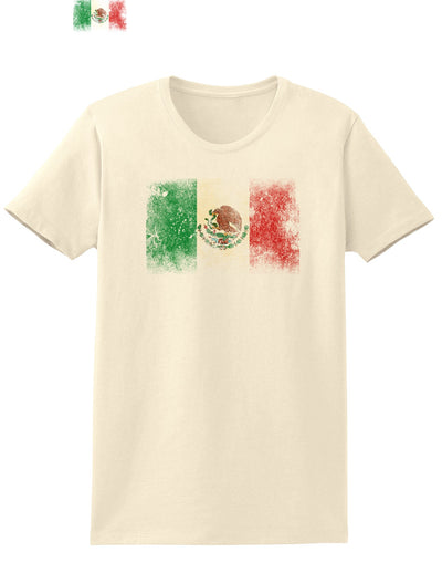 Distressed Mexican Flag Womens T-Shirt-Womens T-Shirt-TooLoud-Natural-X-Small-Davson Sales