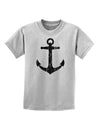 Distressed Nautical Sailor Anchor Childrens T-Shirt-Childrens T-Shirt-TooLoud-AshGray-X-Small-Davson Sales