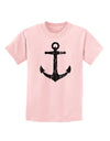 Distressed Nautical Sailor Anchor Childrens T-Shirt-Childrens T-Shirt-TooLoud-PalePink-X-Small-Davson Sales