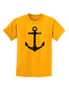 Distressed Nautical Sailor Anchor Childrens T-Shirt-Childrens T-Shirt-TooLoud-Gold-X-Small-Davson Sales