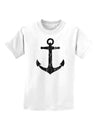 Distressed Nautical Sailor Anchor Childrens T-Shirt-Childrens T-Shirt-TooLoud-White-X-Small-Davson Sales