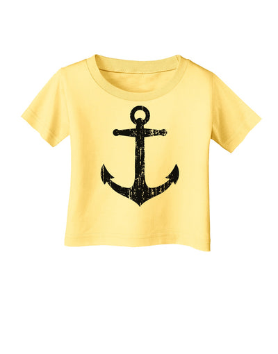 Distressed Nautical Sailor Anchor Infant T-Shirt