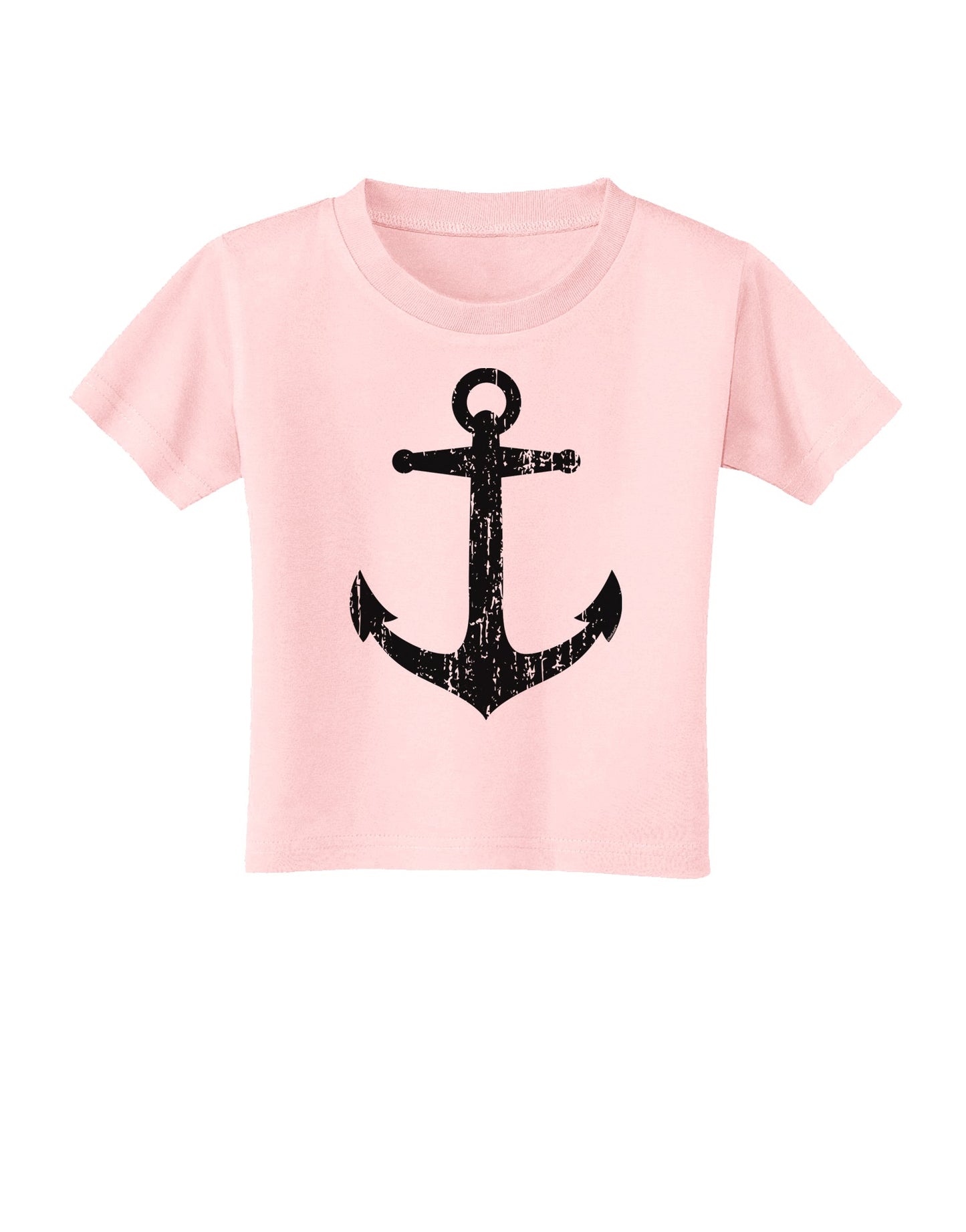 Distressed Nautical Sailor Anchor Toddler T-Shirt-Toddler T-Shirt-TooLoud-Light-Pink-2T-Davson Sales