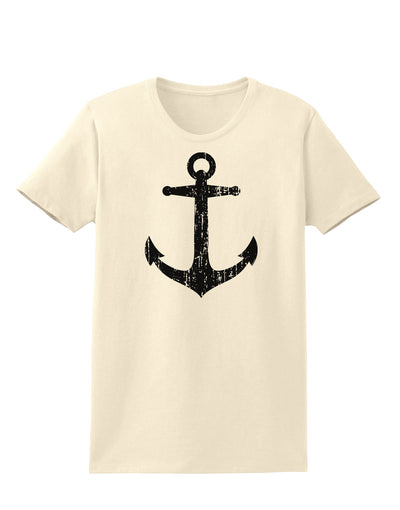 Distressed Nautical Sailor Anchor Womens T-Shirt-Womens T-Shirt-TooLoud-Natural-X-Small-Davson Sales