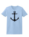 Distressed Nautical Sailor Anchor Womens T-Shirt-Womens T-Shirt-TooLoud-Light-Blue-X-Small-Davson Sales