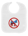 Distressed No Democrats Sign Baby Bib