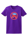 Distressed No Republicans Sign Womens Dark T-Shirt-TooLoud-Purple-X-Small-Davson Sales