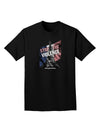 Distressed Paris Stop The Violence Adult Dark T-Shirt-Mens T-Shirt-TooLoud-Black-Small-Davson Sales
