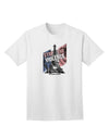 Distressed Paris Stop The Violence Adult T-Shirt-Mens T-Shirt-TooLoud-White-Small-Davson Sales