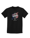 Distressed Paris Stop The Violence Childrens Dark T-Shirt-Childrens T-Shirt-TooLoud-Black-X-Small-Davson Sales