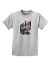 Distressed Paris Stop The Violence Childrens T-Shirt-Childrens T-Shirt-TooLoud-AshGray-X-Small-Davson Sales