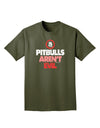 Distressed Pitbulls Aren't Evil Adult Dark T-Shirt-Mens T-Shirt-TooLoud-Military-Green-Small-Davson Sales