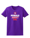 Distressed Pitbulls Aren't Evil Womens Dark T-Shirt-TooLoud-Purple-X-Small-Davson Sales