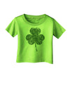 Distressed Traditional Irish Shamrock Infant T-Shirt-Infant T-Shirt-TooLoud-Lime-Green-06-Months-Davson Sales