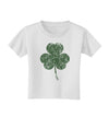 Distressed Traditional Irish Shamrock Toddler T-Shirt-Toddler T-Shirt-TooLoud-White-2T-Davson Sales