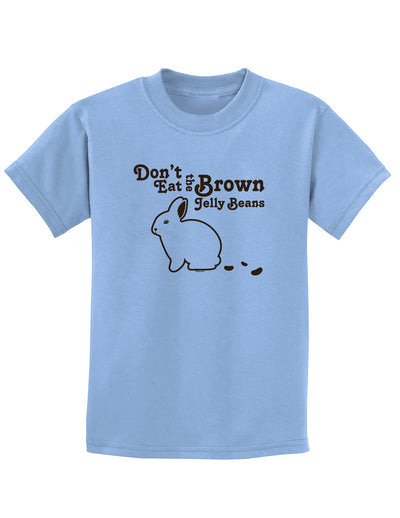 Diverse Selection of Easter-themed Adult T-Shirts with an Array of Entertaining Designs-Mens T-shirts-TooLoud-Dont-Eat-Brown-Jellybeans White-Small-Davson Sales